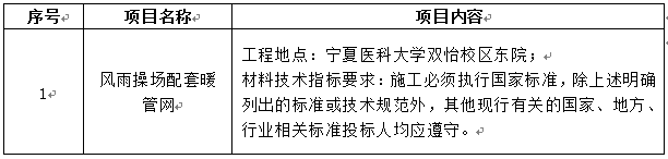 澳门开彩结果记录查询双怡校区风雨操场配套暖管网项目招标公告