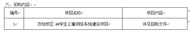 澳门开彩结果记录查询双怡校区4#学生公寓网络系统建设项目